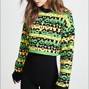 Opening Ceremony Racer Logo Cropped Crewneck